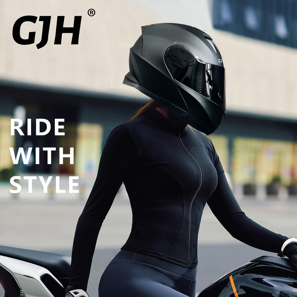 Modular Motorcycle Helmet Flip Up Anti-Fog Lens M197846