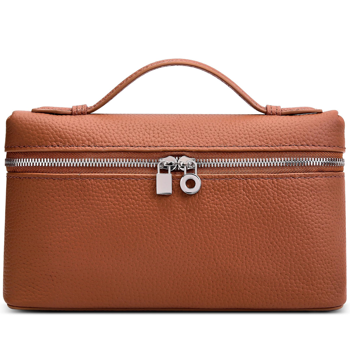 Small Genuine Leather Top-Handle Bag Y76362