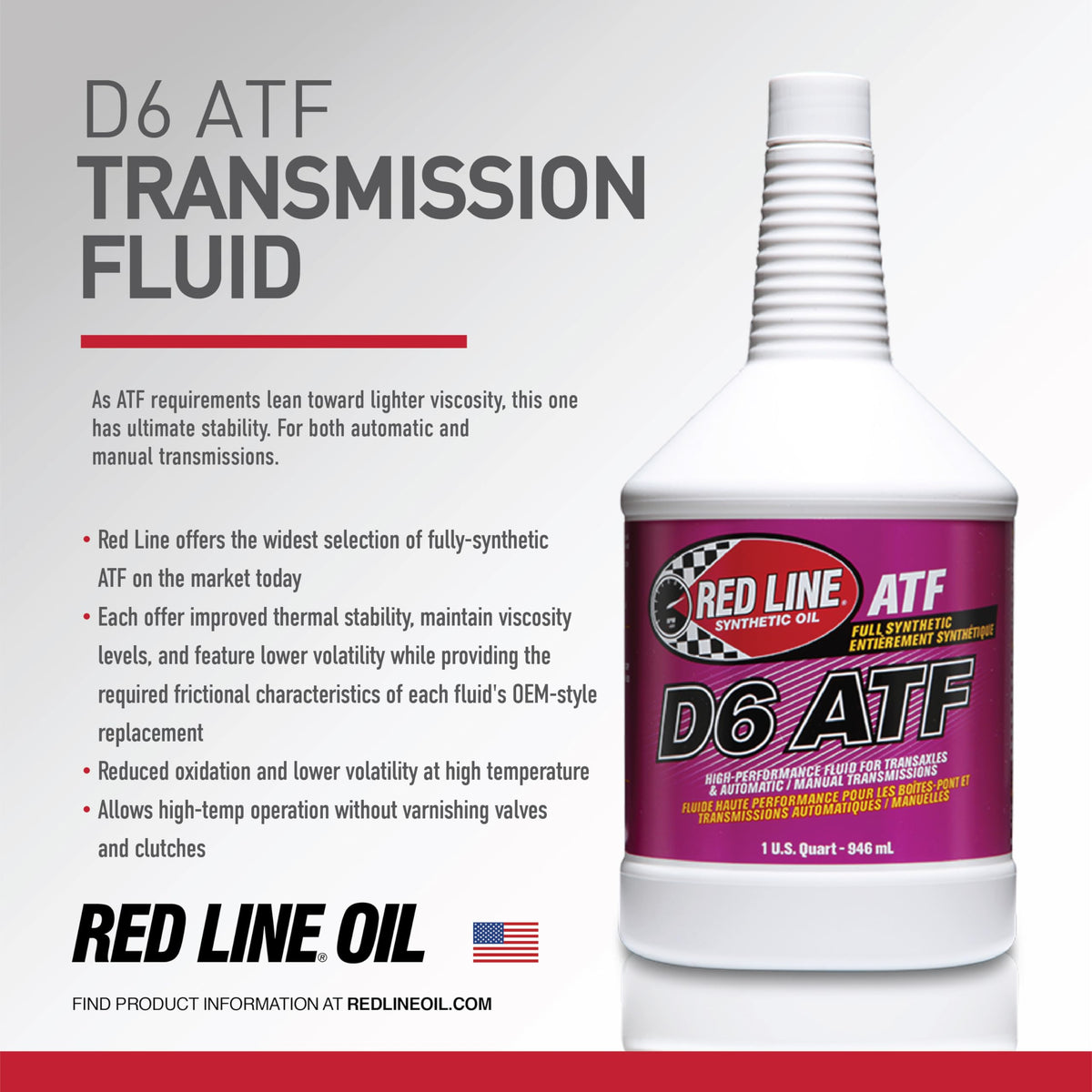 Full Synthetic Automatic Transmission Fluid 1 Gallon P587974