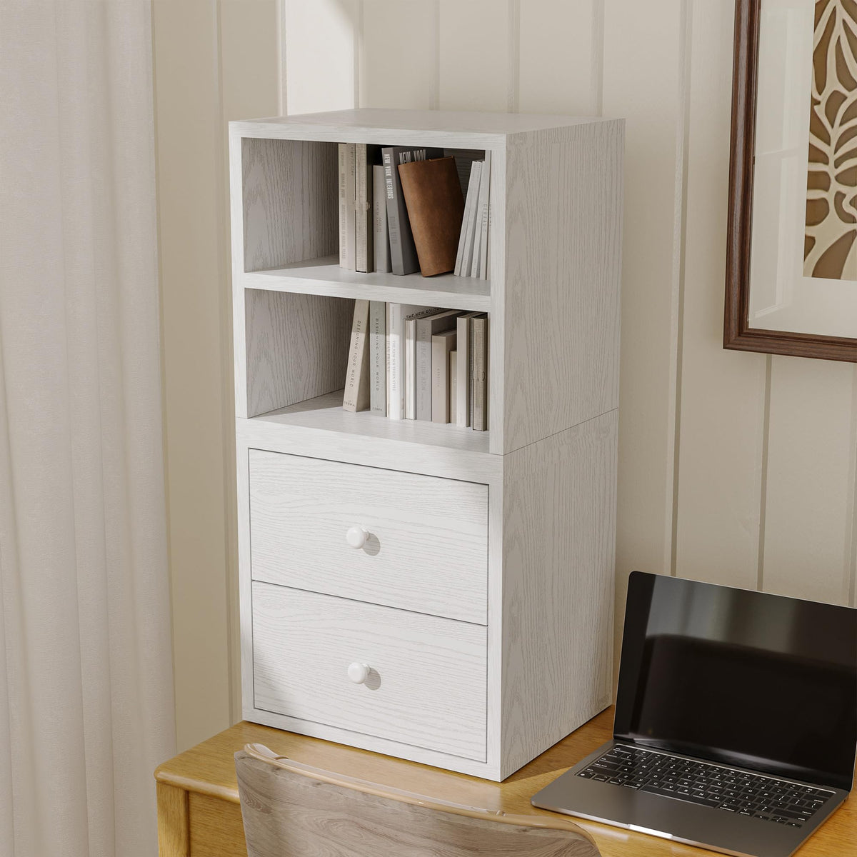 Pure White Cube Storage Organizer T5570