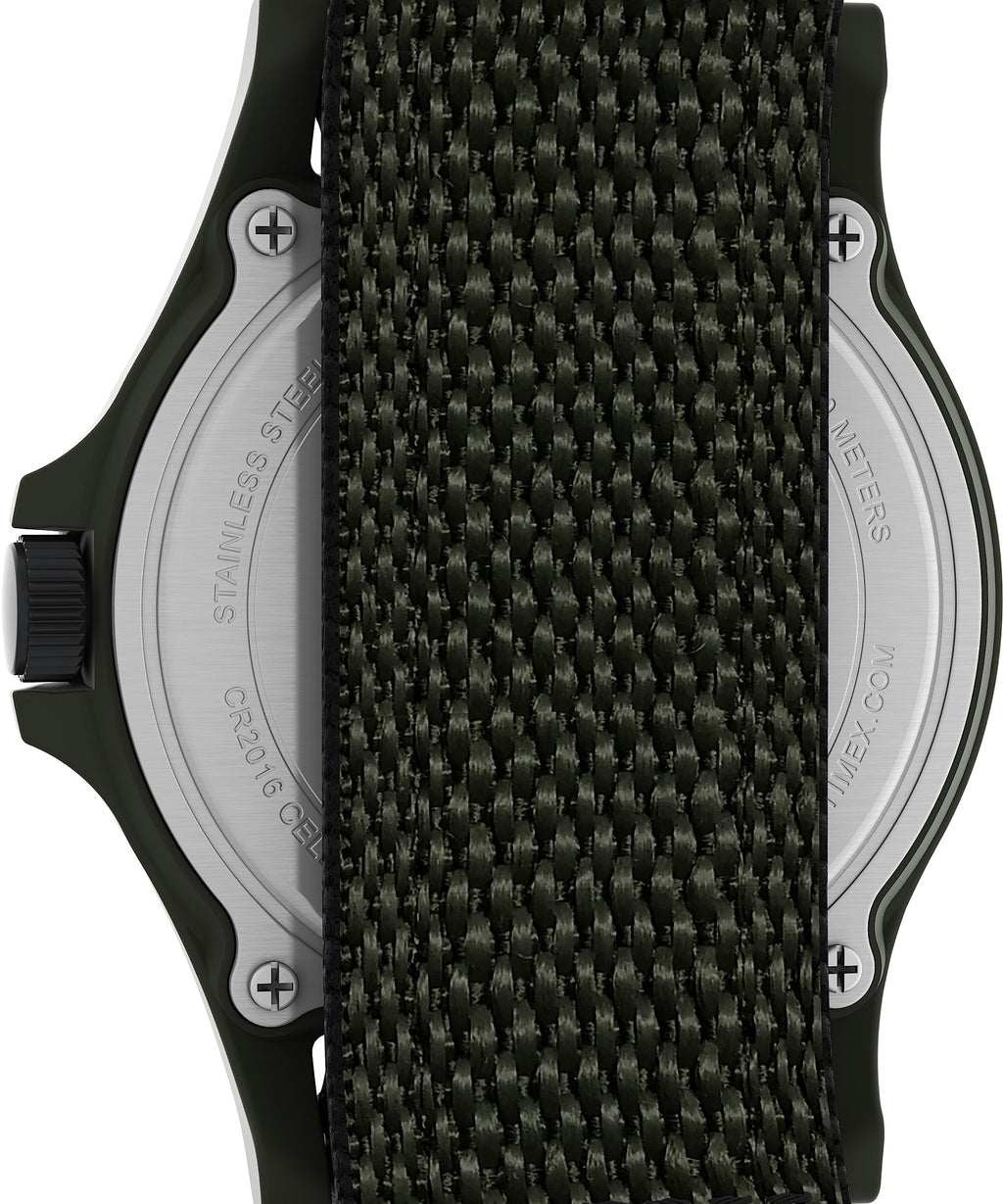 Black Fastwrap Cream Dial Green Case Watch N795