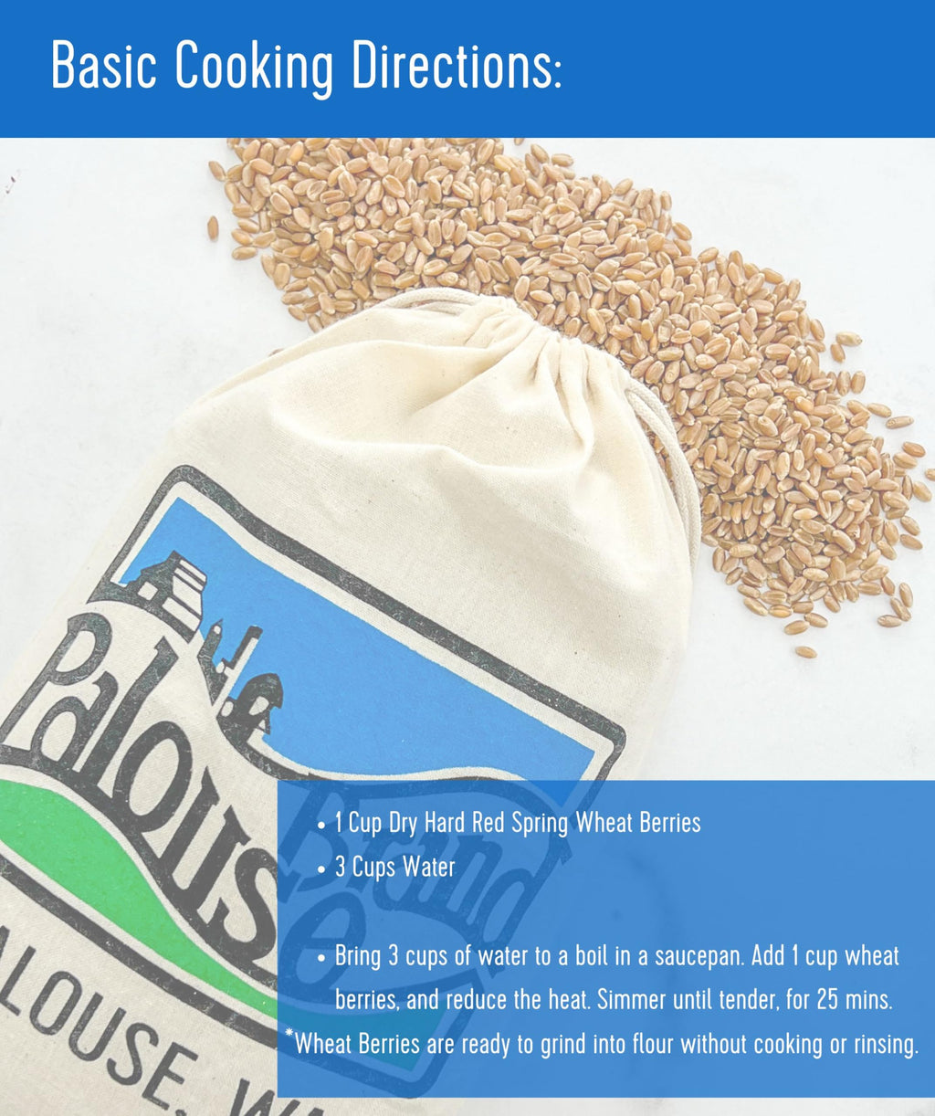 Hard Red Spring Wheat Berries 25 LBS Bag C6903