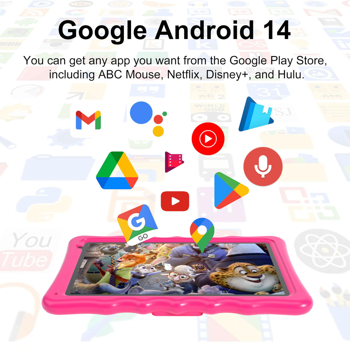 10.1 inch Android 14 Tablet 8GB RAM 32GB ROM H124418