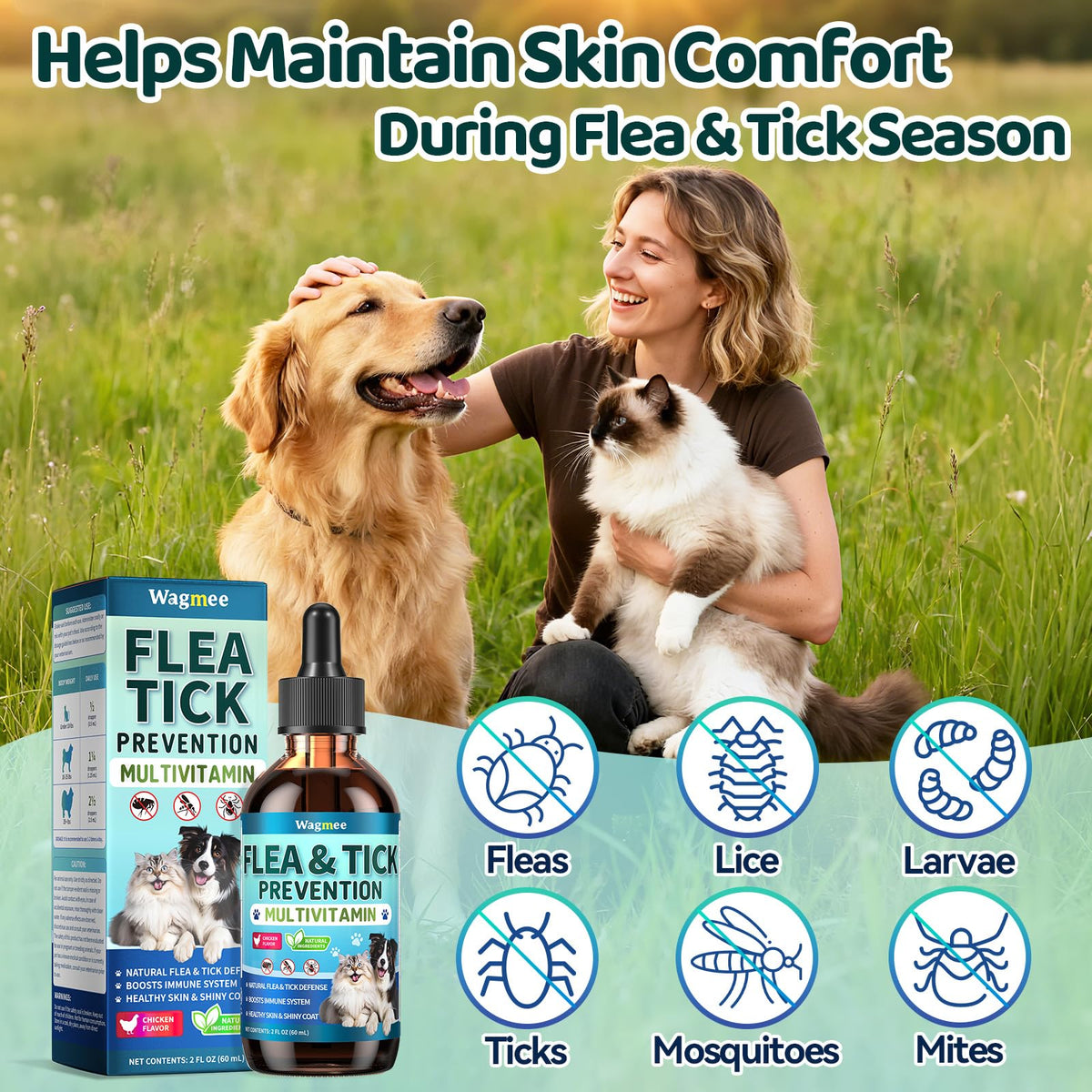 Flea and Tick Prevention for Dogs & Cats N5210