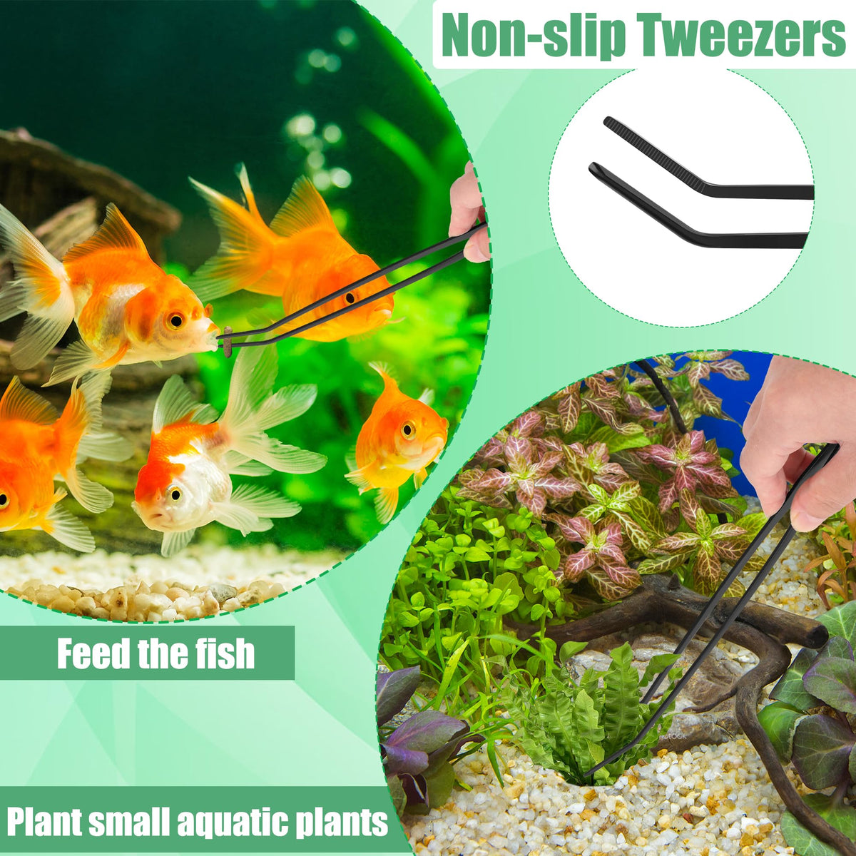 4 in 1 Stainless Steel Aquarium Aquascape Tools Kit B45821