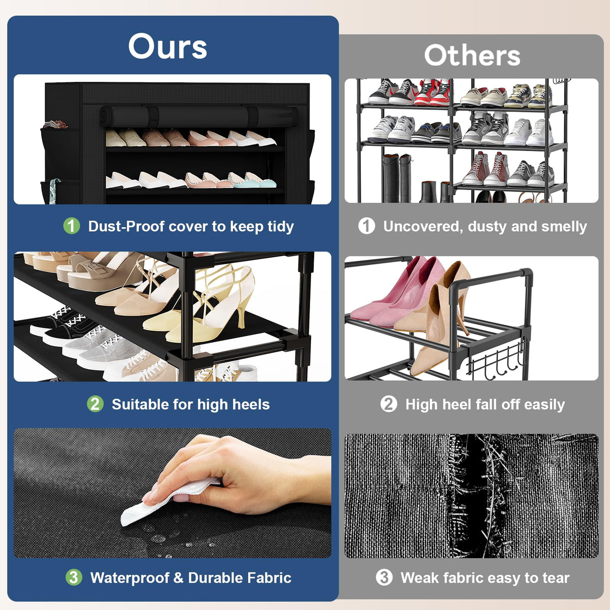 Shoe Rack with Cover I637000