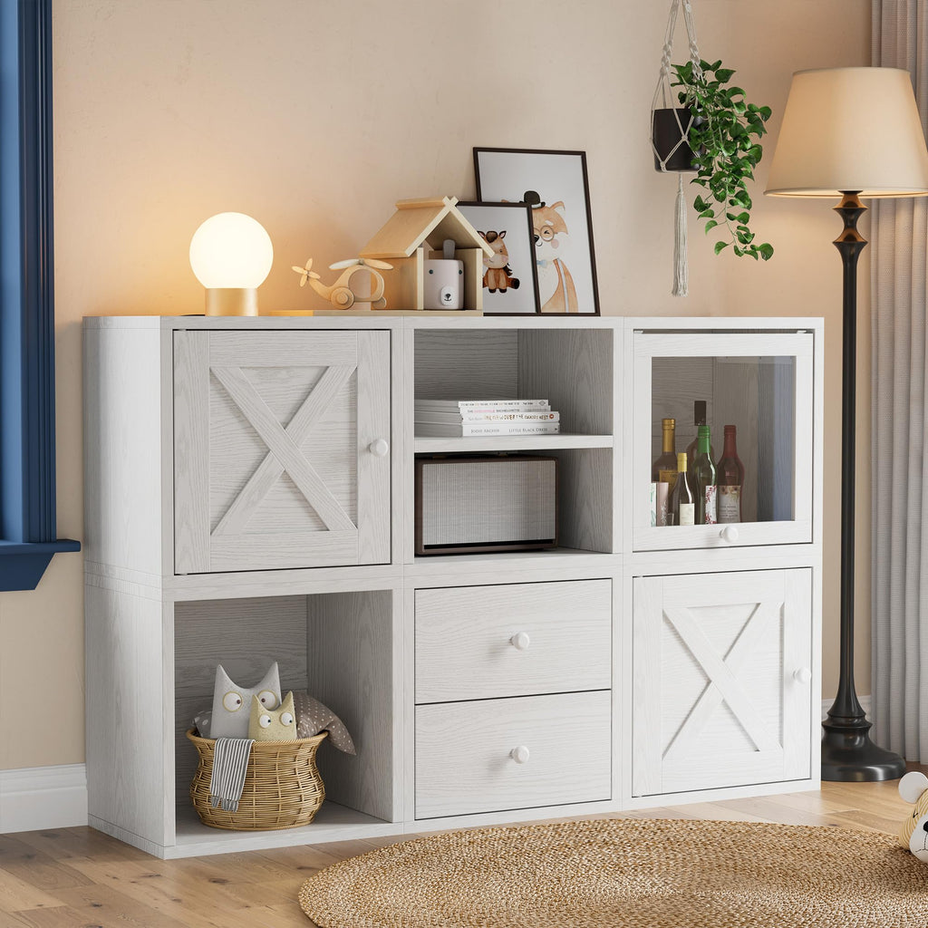 Pure White Cube Storage Organizer T5570