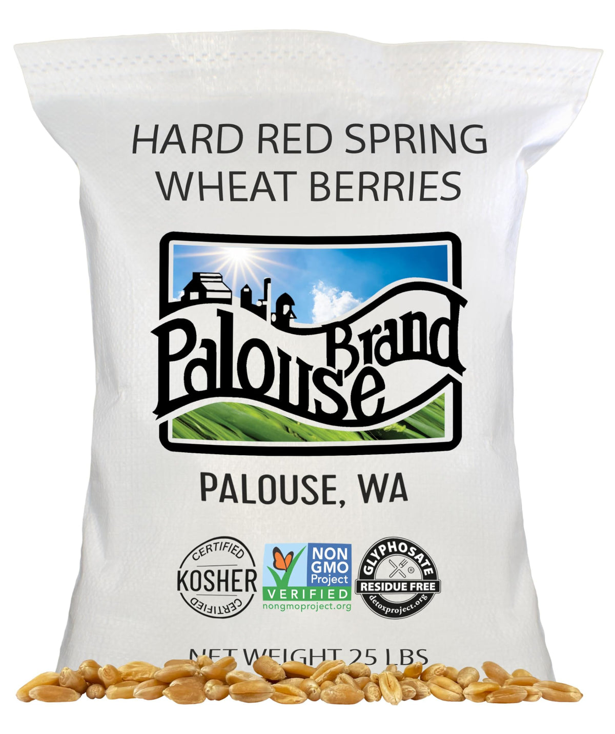 Hard Red Spring Wheat Berries 25 LBS Bag C6903