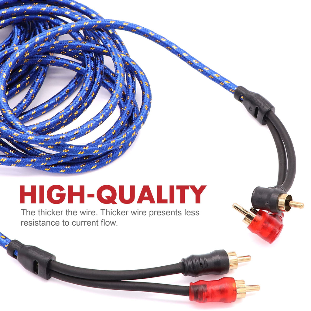 0 Gauge 3000W Amp Wiring Kit with 100A AGU Fuse B744