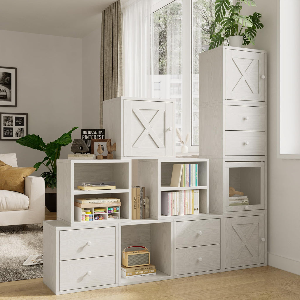 Pure White Cube Storage Organizer T5570