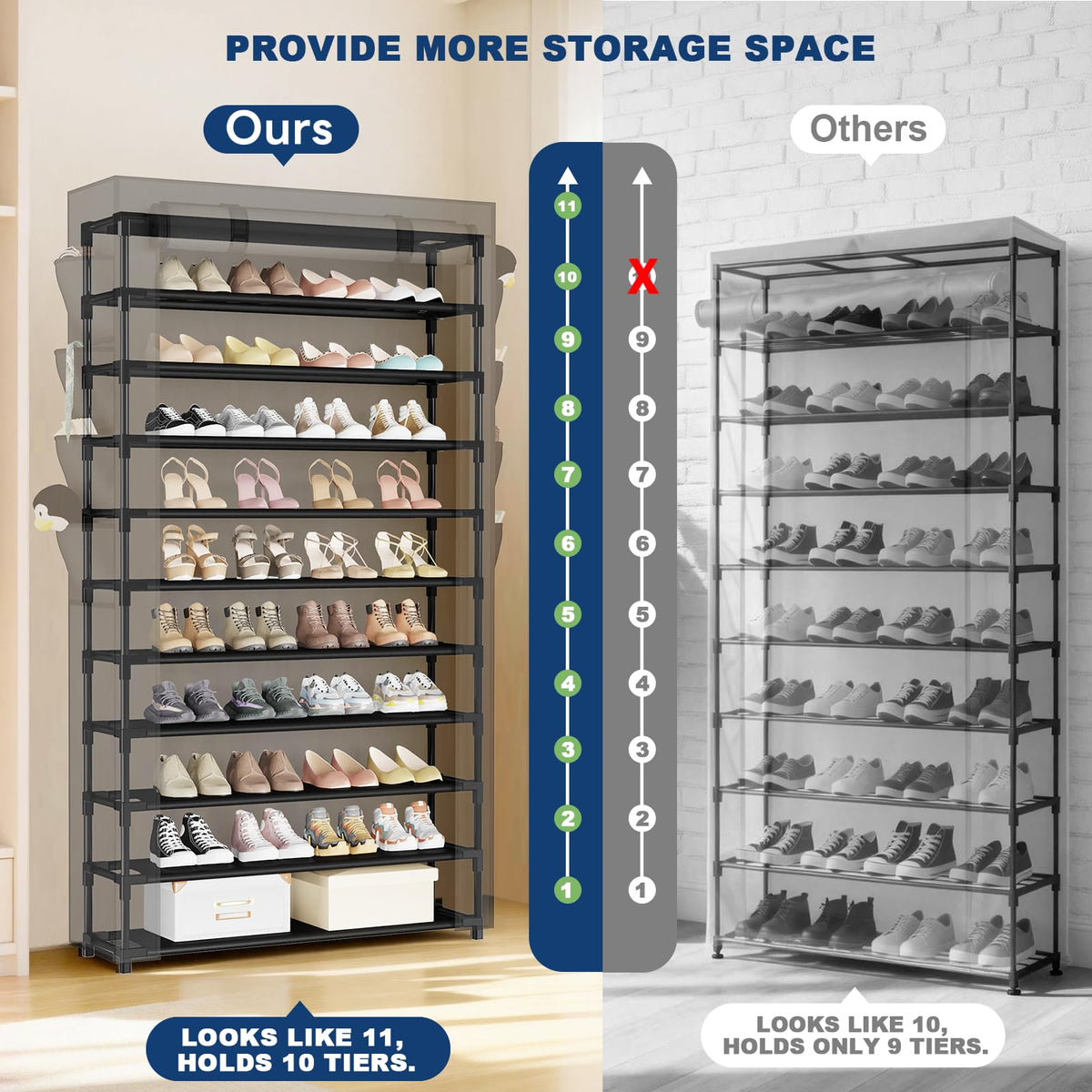 Shoe Rack with Cover I637000
