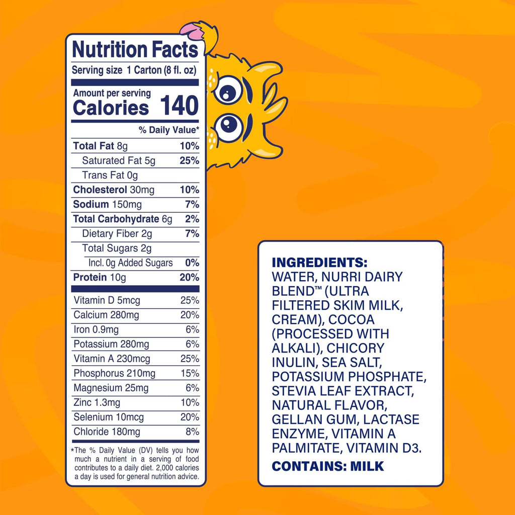 Chocolate Protein Milk Shake 8 fl oz Bottles 12 Pack V42824