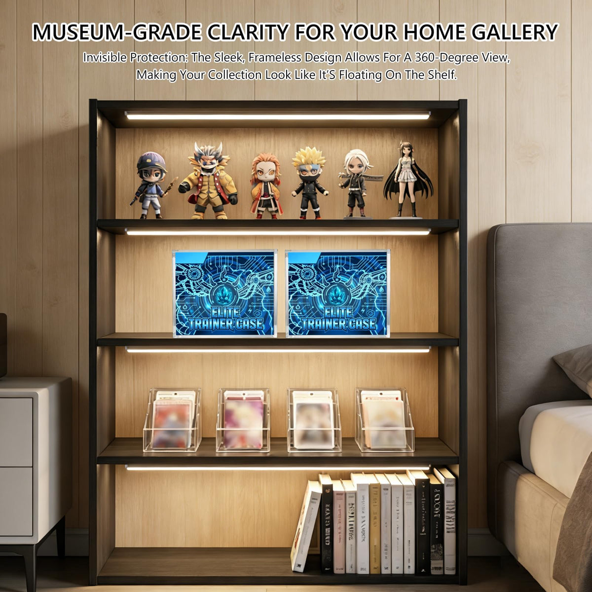 Acrylic Case, 1 Pack, Smooth Sliding Lid U1168