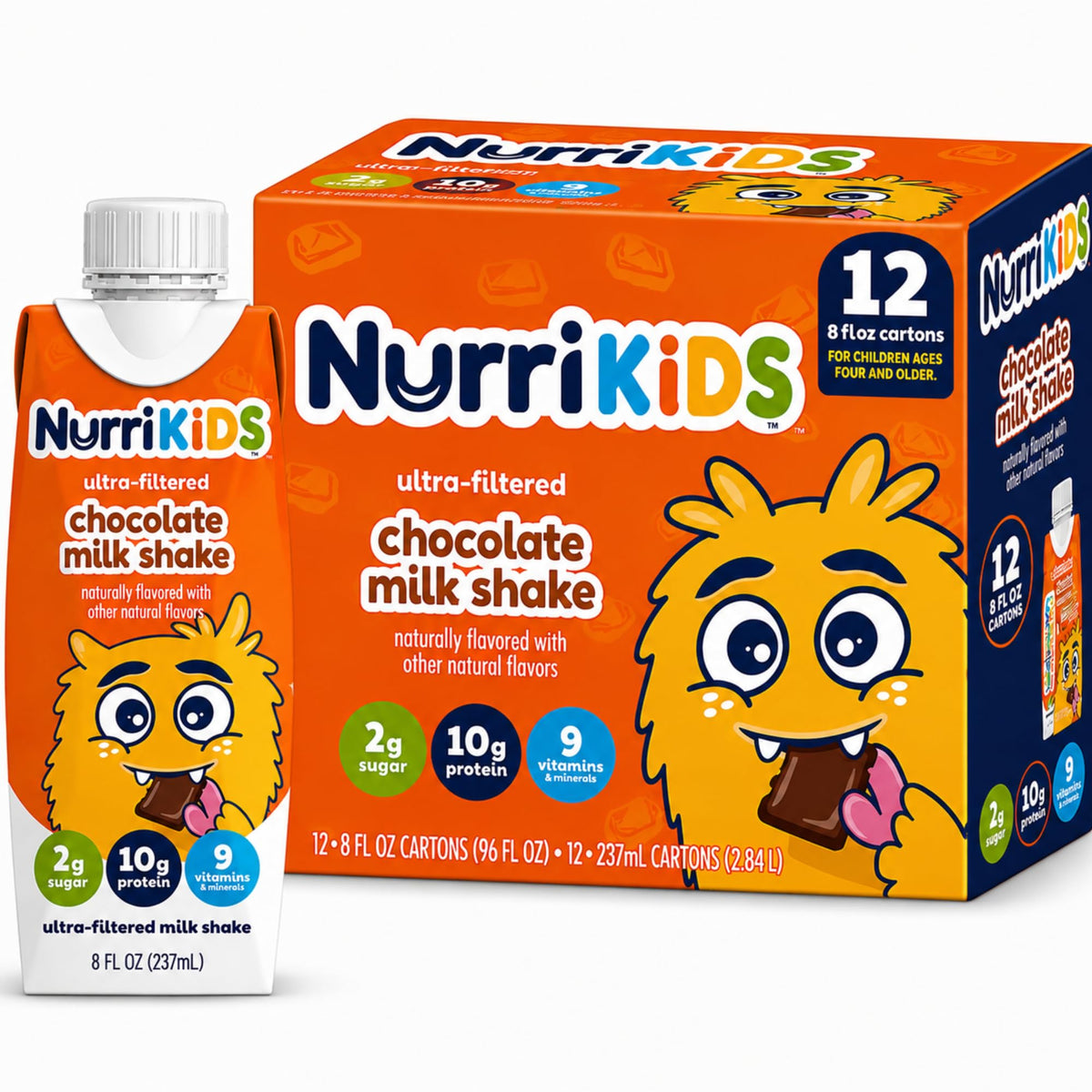 Chocolate Protein Milk Shake 8 fl oz Bottles 12 Pack V42824