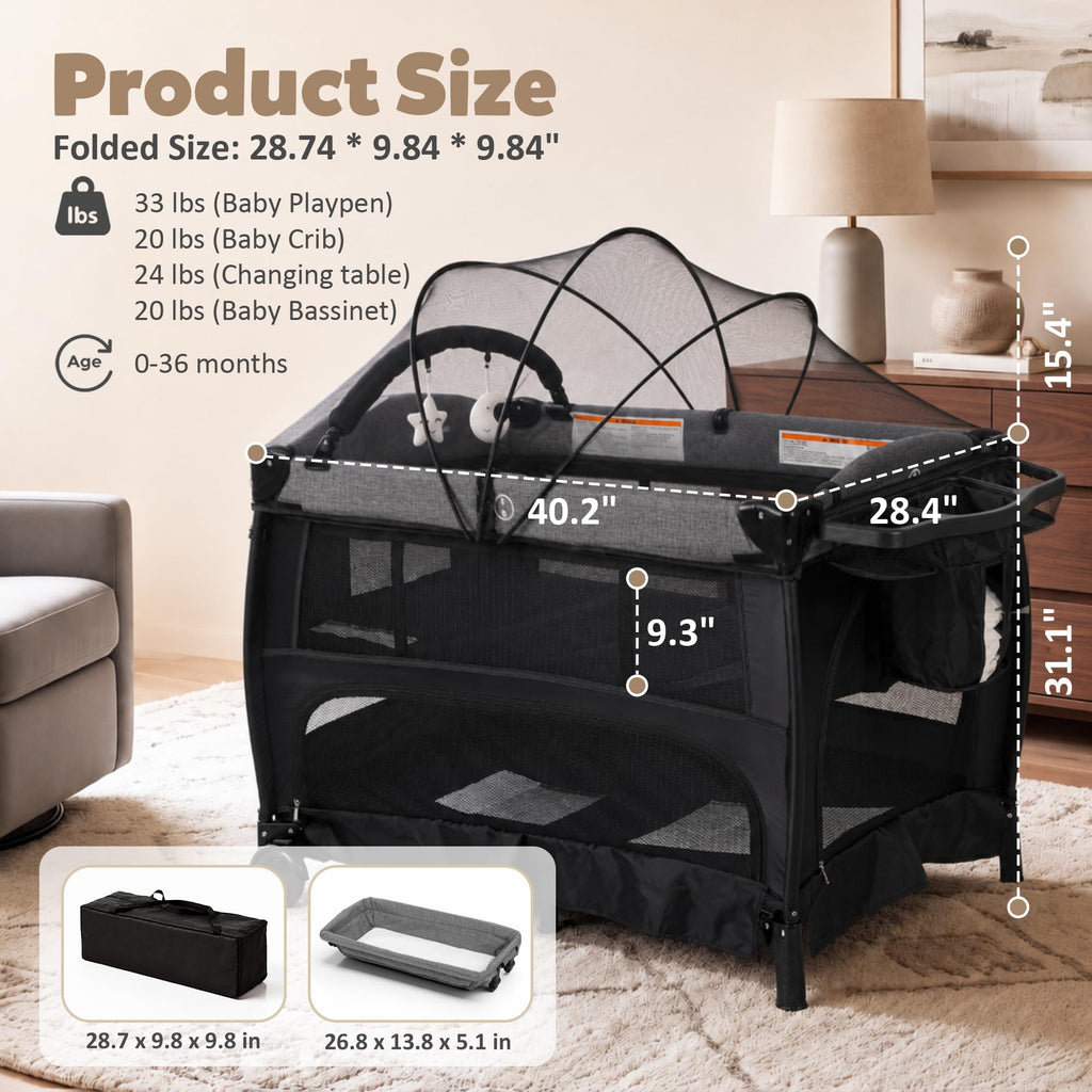 Baby Pack and Play with Bassinet N141