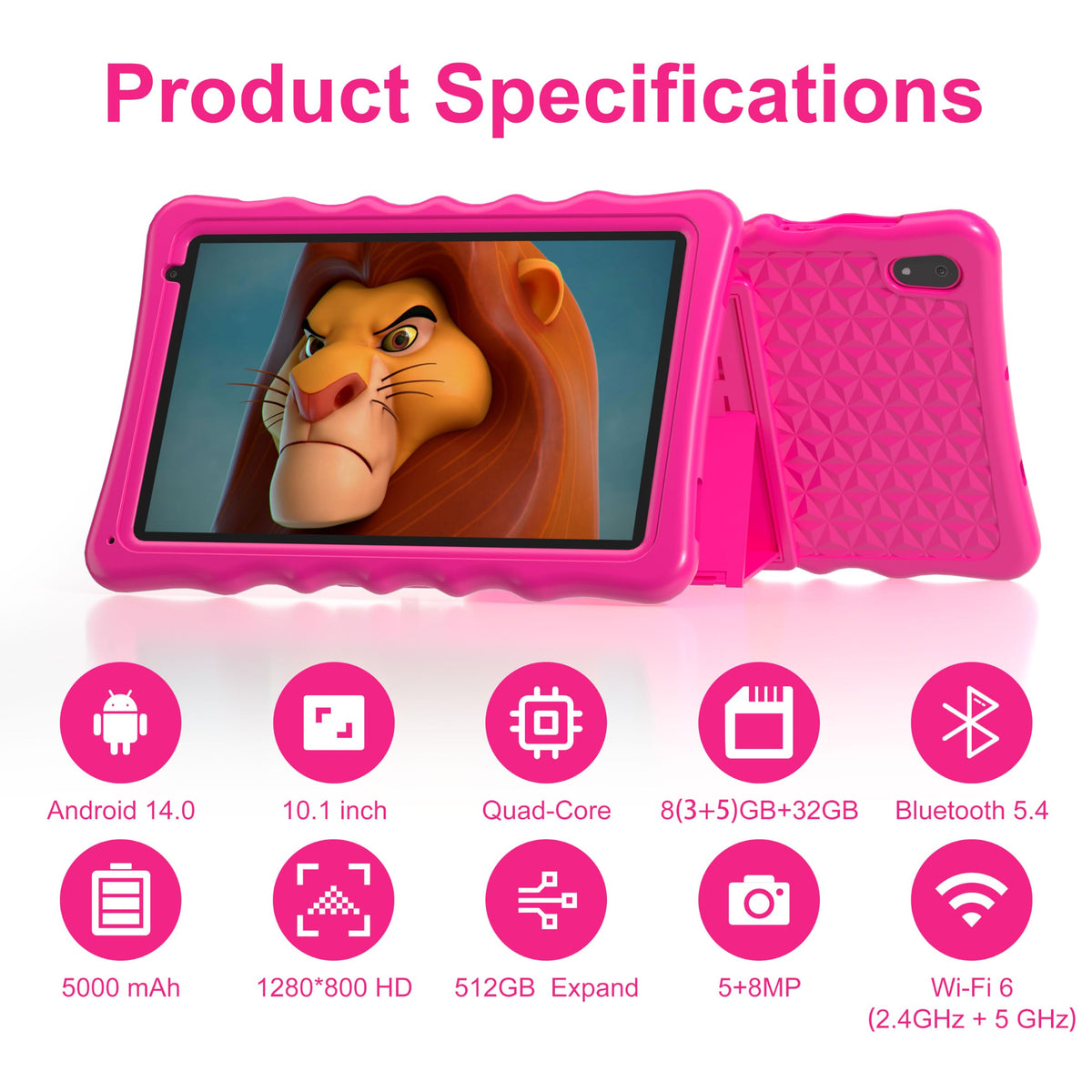 10.1 inch Android 14 Tablet 8GB RAM 32GB ROM H124418