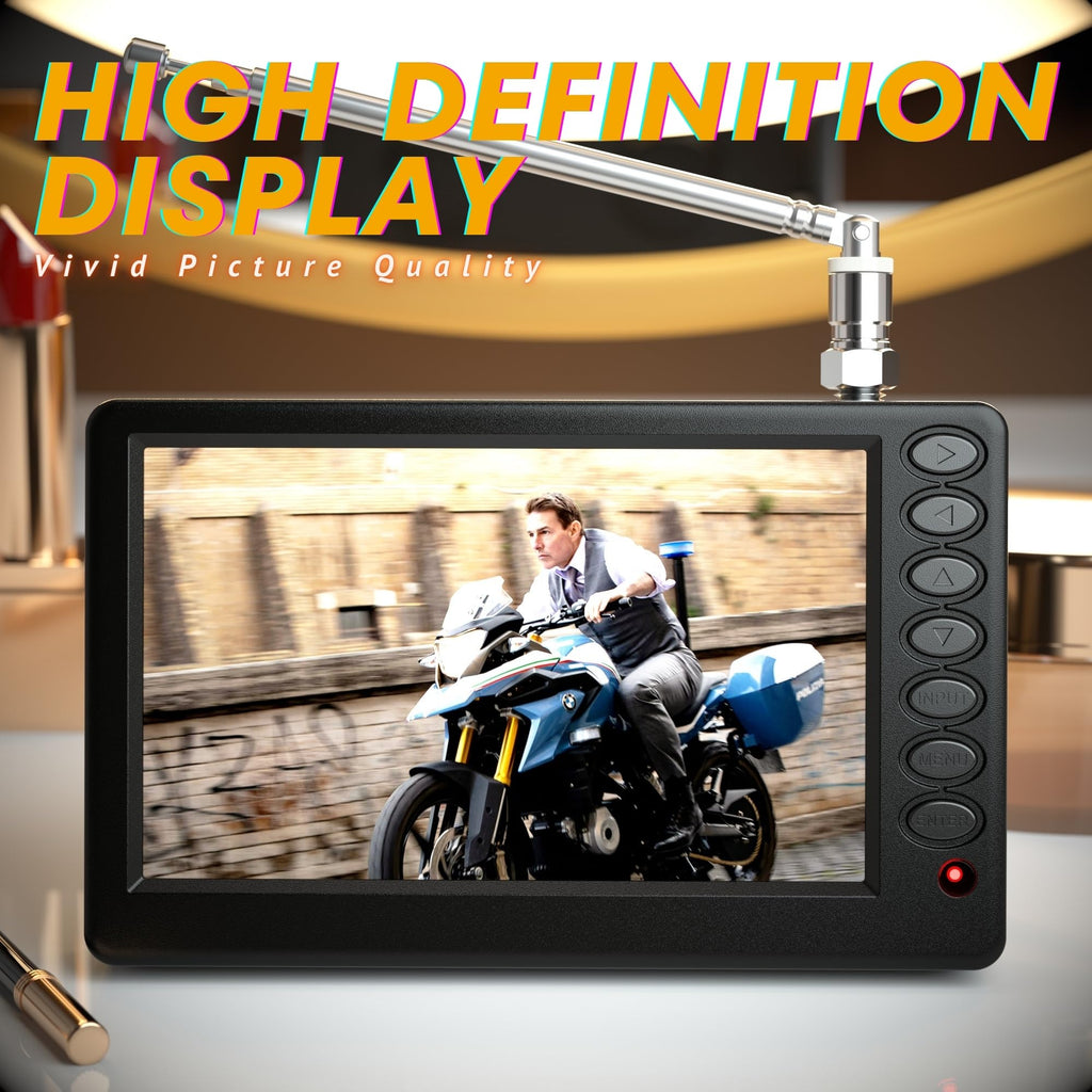 5 Inch Portable Mini TV with Remote E52018