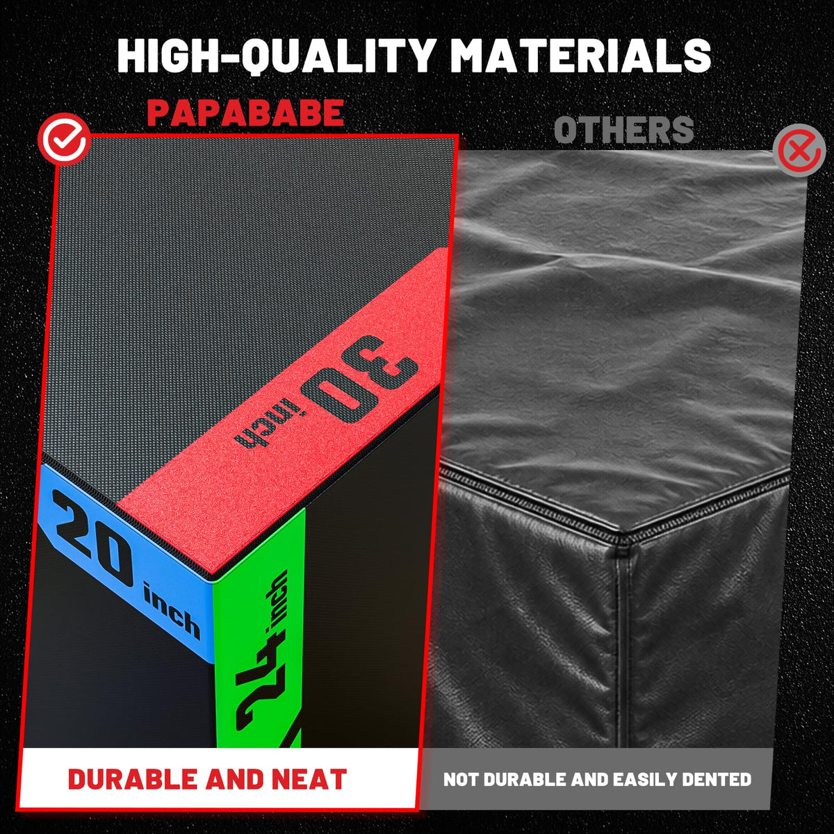 3-in-1 Anti-Slip High-Density Foam Jump Box T35288