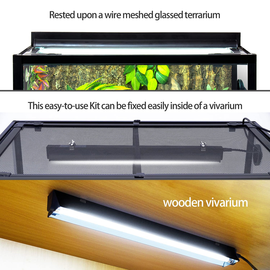 T5 HO UVB Lighting Combo Kit with Desert 10.0 UVB T5 Lamp W949