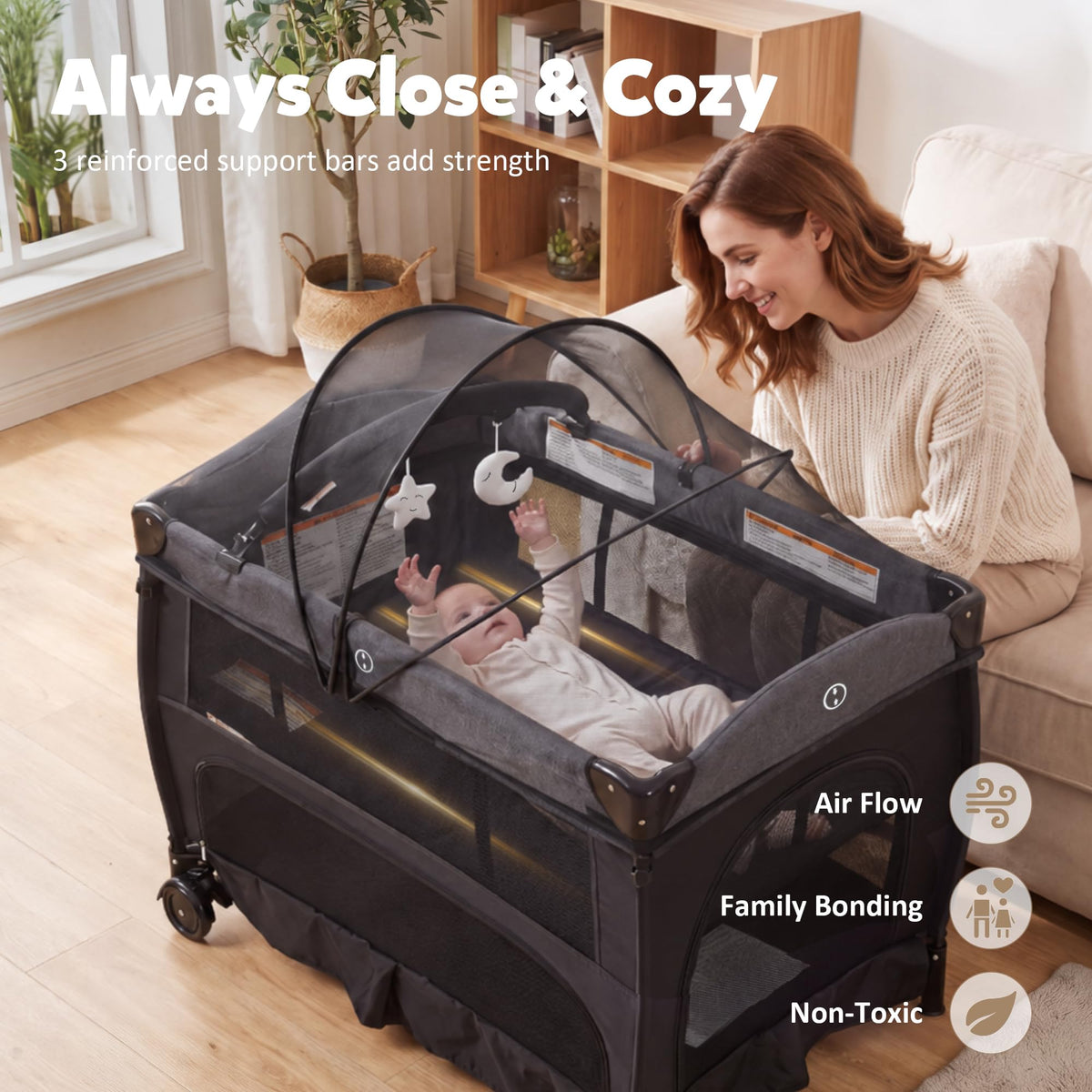 Baby Pack and Play with Bassinet N141