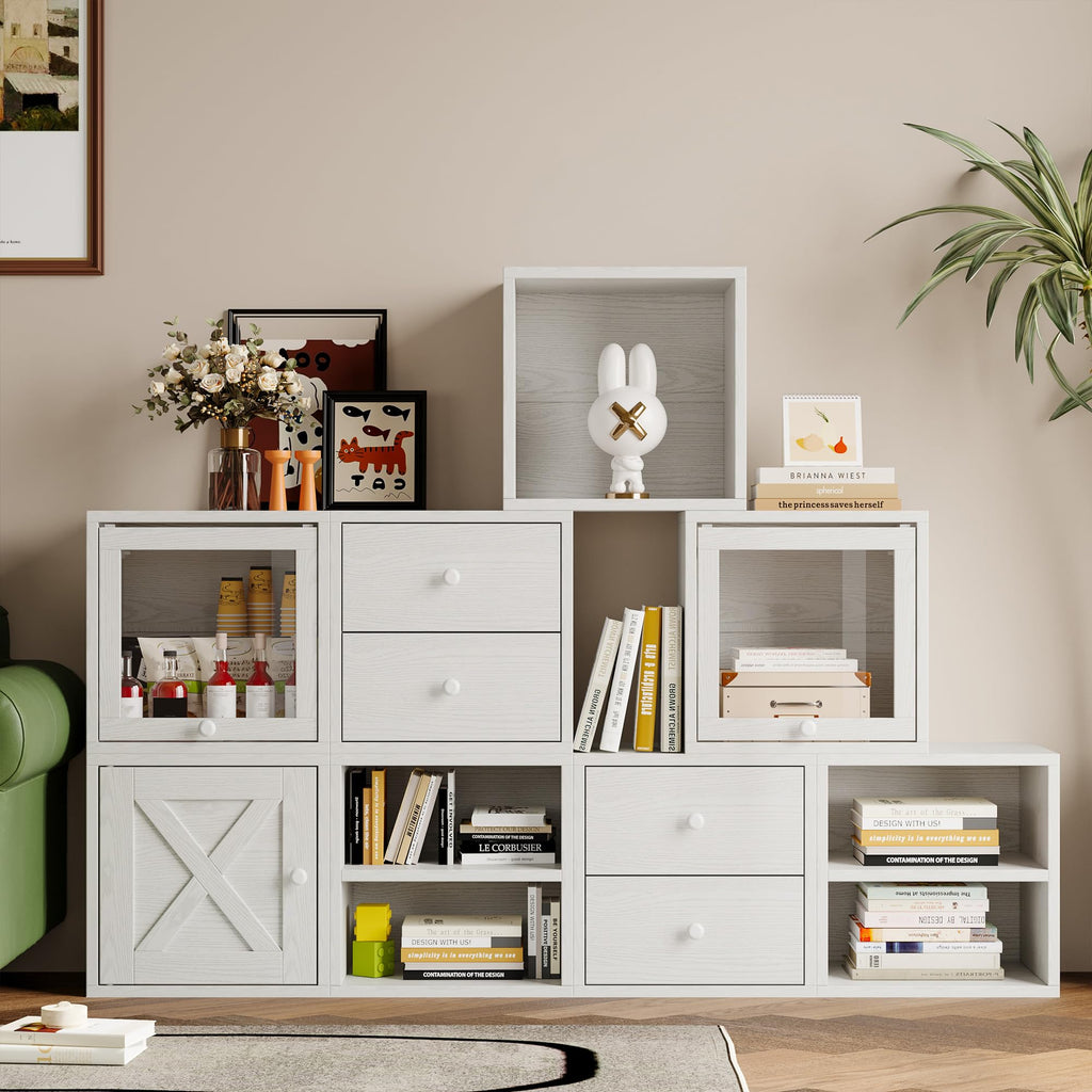 Pure White Cube Storage Organizer T5570