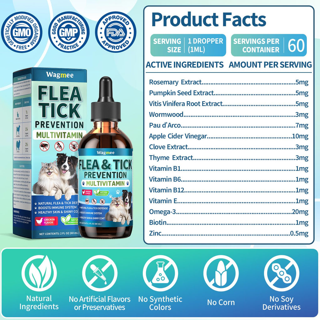 Flea and Tick Prevention for Dogs & Cats N5210