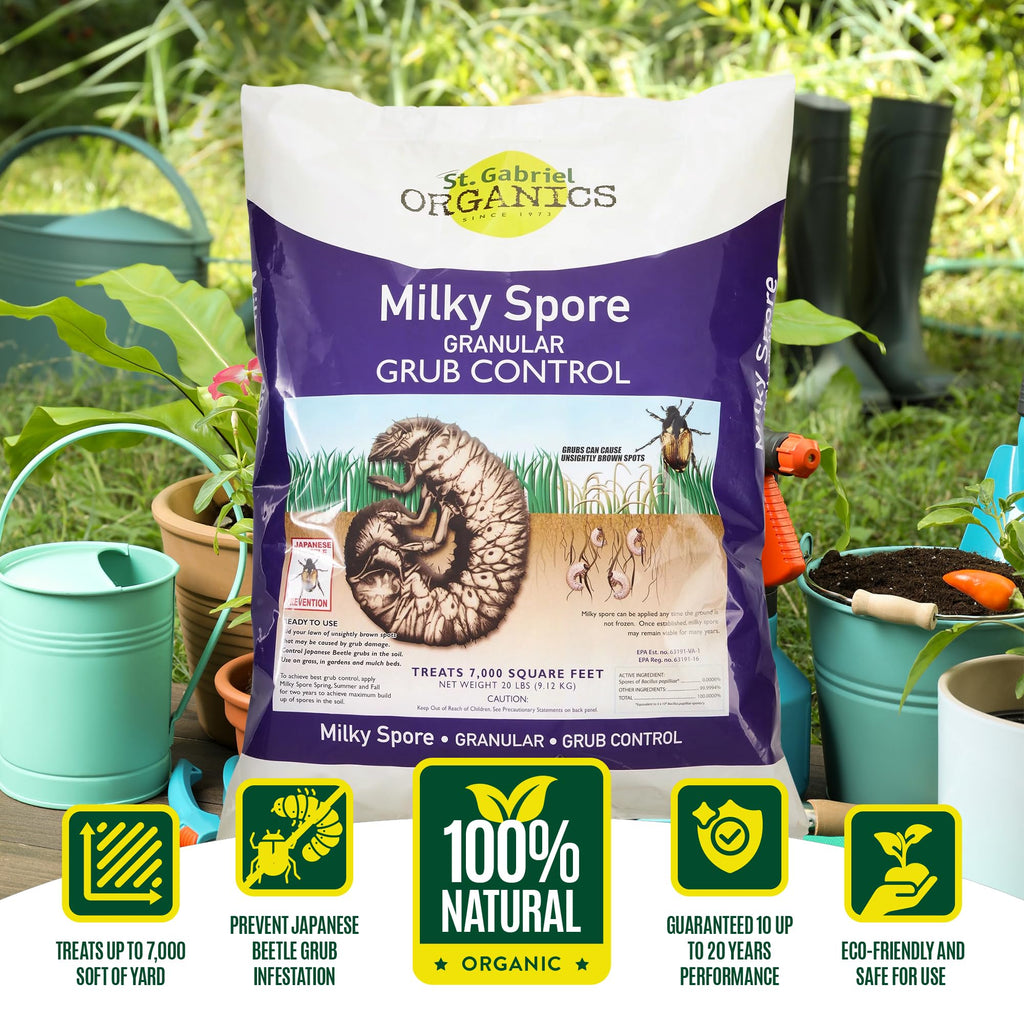 Milky Spore Grub Control Mix Pest Controller 2 Pack X876198