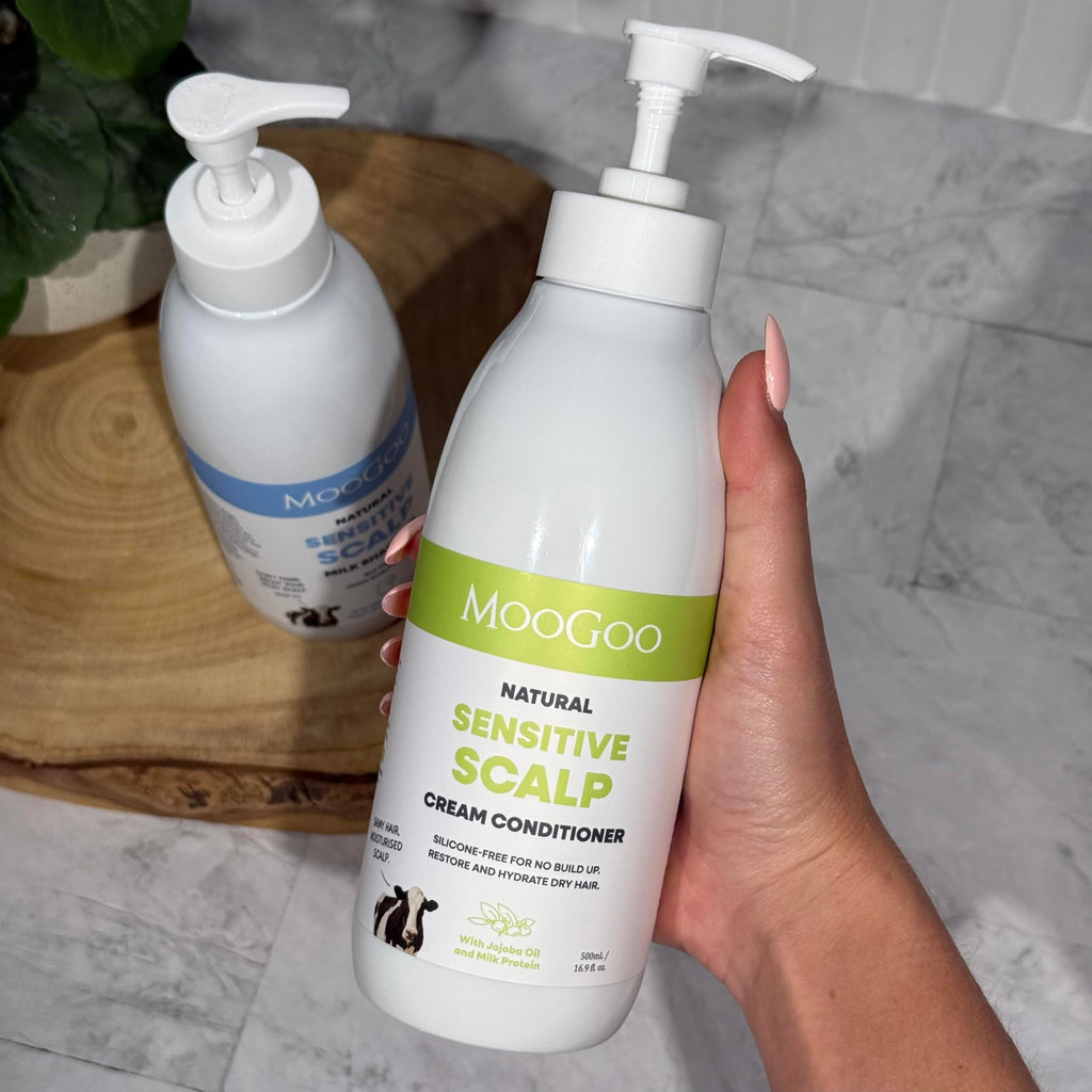 Natural Milk Shampoo & Cream Conditioner Pack - Sulphate-Free, Silicone-Free, Paraben-Free - 2x 16.9 fl oz P394004