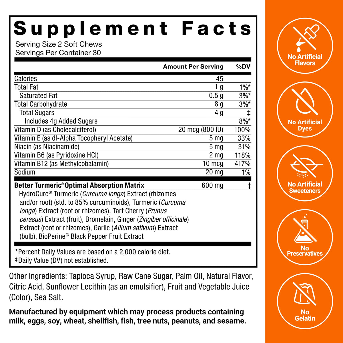 Turmeric Supplement O8720