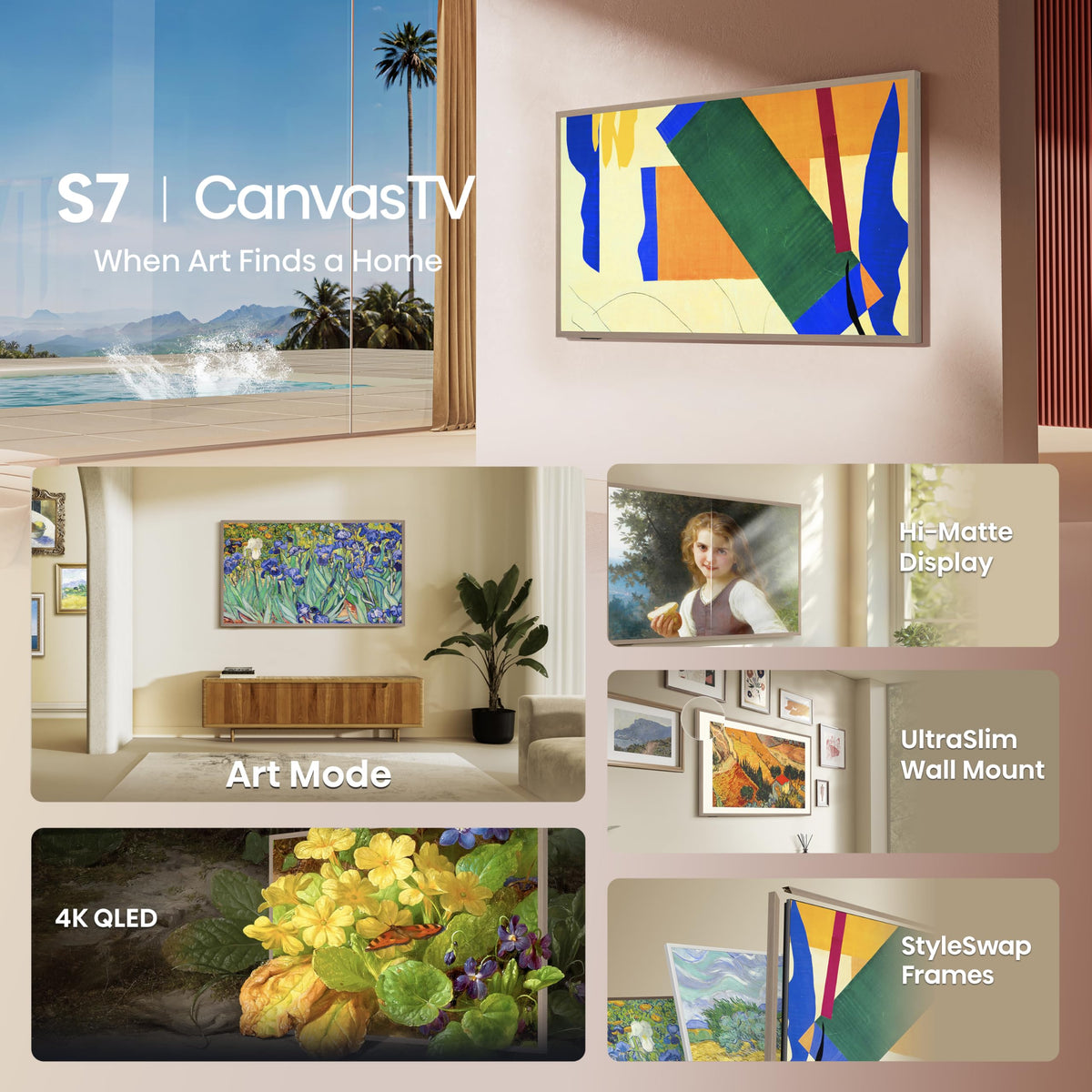 85-Inch QLED 4K Smart TV T695608